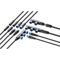 Connecteur de câble électrique étanche IP67 M15 à 3 broches 250V 10A pour éclairage LED, prise pour bande lumineuse extérieure adressable