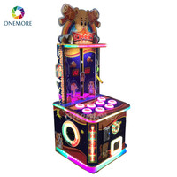 Machine d'arcade attrayante pour enfants, jeu de frappe aux taupes, à monnayeur, 2 joueurs, en anglais, pour le divertissement, de Chine