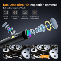 Caméra endoscopique professionnelle VDIAGTOOL P450 1080P HD pour l'inspection du moteur et du châssis des voitures, idéale pour les ateliers automobiles