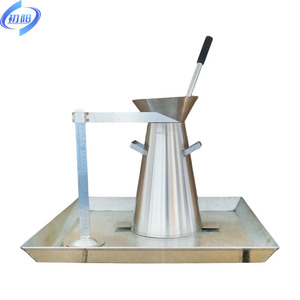 İyi Geri Bildirimlere Sahip Taşınabilir Beton Şaplanma Konisi Test Seti, İnşaat Laboratuvarı Testleri için Taze Beton Karışımını Test Etmek İçin Şaplanma Konisi - Product Image 1
