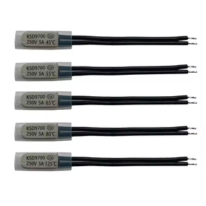 40 đến 200 độ C lưỡng kim bảo vệ nhiệt 250V nhựa 5A chuyển đổi cho nhiệt độ kiểm soát các thiết bị - Product Image 5