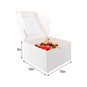 Nueva propuesta de fiesta de cumpleaños boda 4 pulgadas <span class=keywords><strong>a</strong></span> <span class=keywords><strong>la</strong></span> <span class=keywords><strong>carta</strong></span> caja de bocadillos embalaje taza pastel caja de papel blanco - Product Image 2