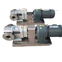 Prix usine pompe à lobes rotatifs à Rotor sanitaire de qualité alimentaire pour sirop miel chocolat mélasse yaourt pompe à lobes de transfert alimentaire