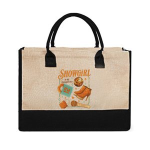 Bolsa de Playa de Lona Personalizada Grande con Diseño 'Music Fan In My Showgirl Era', Regalo Monogramado - Product Image 6