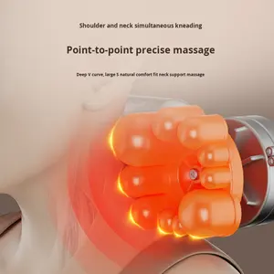 Tragbares Gesundheits-Massagegerät für Nacken und Körper Shiatsu-Knetmassage Wärmekissen Zervikales Massagekissen mit Zeitsteuerung - Product Image 6
