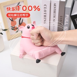 Squeeze Toys <b>Squishy</b> Pig Kids Party Mochi <b>Squishies</b> Animals Stress Relief Toys Cute Funny Pink Tpr Decompression Stretchy Pig - Product Image 5