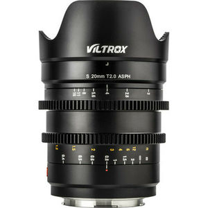 VILTROX S 20mm T2.0 ASPH Obiettivo <span class=keywords><strong>Cinematografico</strong></span> Prime a Fuoco Fisso Manuale Full Frame per Attacco S0Nny E - Product Image 2