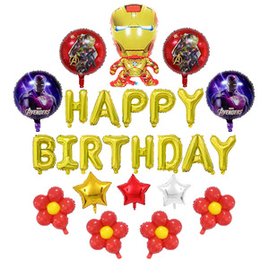 Set di Palloncini in Alluminio con Scritta 'Buon Compleanno' - Decorazioni per Feste a Tema <span class=keywords><strong>Spiderman</strong></span> dei Cartoni Animati - Product Image 6