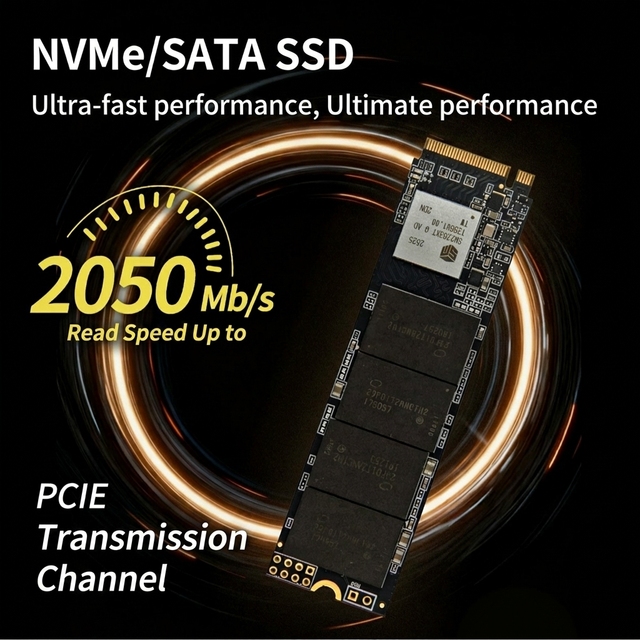 New High-Speed NVMe Solid State Drive for Gaming Laptop 1TB TBW SATA M.2 Internal Aluminium Alloy Expansion Port 3D