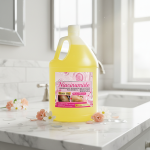 Dầu dưỡng thể làm trắng sáng, chống lão hóa, chứa <span class=keywords><strong>Niacinamide</strong></span> & Hyaluronic Acid, chai lớn, nhãn hiệu riêng - Product Image 4