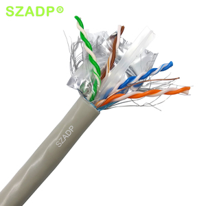 Pvc + PE áo khoác 23AWG UTP Ethernet Nhà máy cung cấp trực tiếp máy tính CCA CAT6 LAN Cáp ngoài trời - Product Image 3