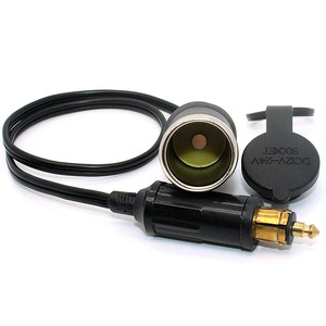 Prise ue 12V 24V DC, <span class=keywords><strong>adaptateur</strong></span> de prise de chargeur, convertisseur vers femelle, allume-cigare de voiture, câble d'alimentation, pour <span class=keywords><strong>BMW</strong></span> DIN <span class=keywords><strong>moto</strong></span> - Product Image 4
