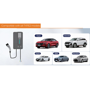 เครื่องชาร์จรถยนต์ไฟฟ้าแบบติดผนัง AC 11kW รุ่นใหม่ ปลั๊ก Type 1 สำหรับบ้านแบบอเมริกัน ใช้งานกลางแจ้งได้ มาตรฐาน IP55 สำหรับรถยนต์ไฟฟ้า Type 1 ทุกประเภท รวมถึงรุ่น Model Y - Product Image 3
