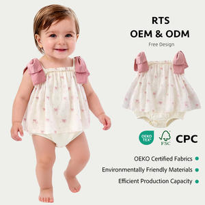 Angou Tutina in Cotone con Grafica Personalizzata, Dolce Abbigliamento Estivo per Neonati e Bambini, Canottiera per Bambine - Product Image 1