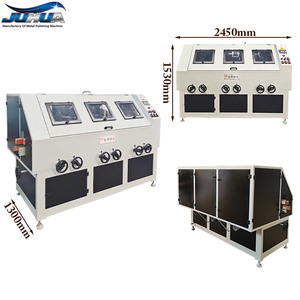 เครื่องขัดท่อแบบสายพานอัตโนมัติ 10-80 มม. เครื่องเจียรท่อสแตนเลส พร้อมระบบปรับความเร็ว 1-7 ม./นาที กำลังสูง 12 กิโลวัตต์ มาตรฐาน CE - Product Image 2