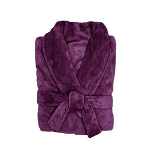 Textile à la maison Adulte Vêtements De Nuit Femmes Hiver <span class=keywords><strong>Nuisette</strong></span> Corail Polaire Peignoir De Luxe - Product Image 4