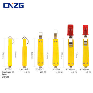 Couteau d'électricien isolé réglable LY25-1, dénudeur de câbles en acier pour câbles en PVC (4-50 mm) - Product Image 2