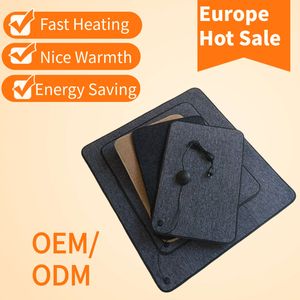 Tapis chauffant infrarouge - Tapis chauffant électrique confortable pour les pieds |   Tapis chauffant / Tapis chauffant pour les pieds chauds |   Cadeau d'hiver parfait - Product Image 5