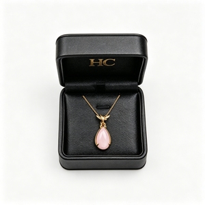 Boîte à bijoux de luxe en similicuir à charnière pour colliers, avec insert en cuir et marquage à chaud, logo personnalisé pour marques de bijoux OEM - Product Image 4