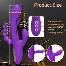 Giocattoli adulti clitoride G Spot vibratore, coniglio giocattolo per le donne coppia clitorideo stimolatore con perline anale vibratore, donne giocattoli sessuali - Product Image 5