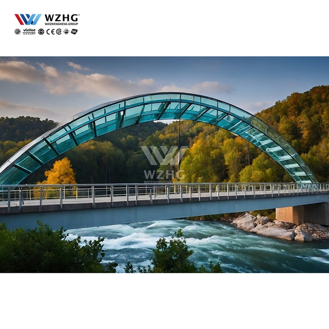 OEM Factory's Heavy Plate Girder Railway Bridge Pedestrian Steel Structure ASTM Cut Welded Modular Bridges Network Tied Arch