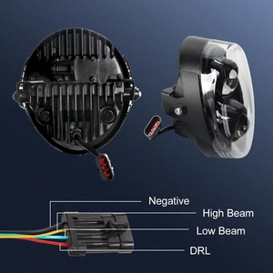 Faro Anteriore a LED LOYO per Harley Breakout Cromato con Abbaglianti e Anabbaglianti per Harley <span class=keywords><strong>Davidson</strong></span> VRSCAW <span class=keywords><strong>V</strong></span>-<span class=keywords><strong>Rod</strong></span> 2002-2017 - Product Image 5