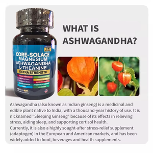 Zeealg, Zwarte Zaadolie, Ashwagandha, Gember, Vegan <span class=keywords><strong>Capsules</strong></span> voor Volwassenen en Zwangere Vrouwen, Immuunondersteuning, Ontspanning, 60 <span class=keywords><strong>Capsules</strong></span>/Fles - Product Image 6