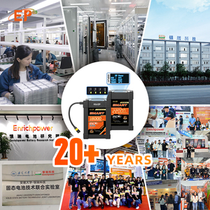 EP 30ah 28ah 22ah Solid Smart Drone Batterijen 12s 14s 16s Lipo Batterij Productiefaciliteit LCD Display LED Verlichting Met AS150U - Product Image 5