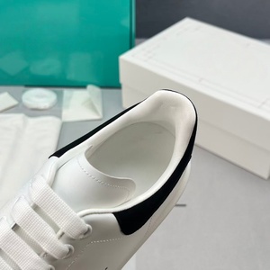 Luxury Men's <b>Sneakers</b> Genuine <b>Leather</b> Striped Designer Shoes Fashion High Quality Sport Shoes Women's Thick Soled Walking Shoes - Product Image 6