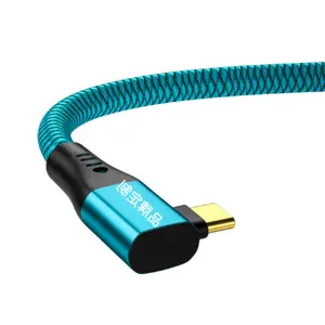 Các loại mới C để USB có thể được tùy chỉnh để phù hợp với HD CÁP 90 độ góc bên phải USB Loại C Cáp mở rộng