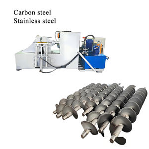 Machine de formage à froid de haute précision pour lames hélicoïdales en acier sectionnelles hydrauliques pour pieux photovoltaïques - Product Image 1