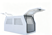 Cage de transport pour chien en aluminium sur mesure, avec revêtement en poudre, pour camionnette