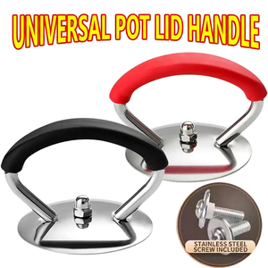 Poignée de couvercle de casserole universelle en acier inoxydable noire, résistante au four, accessoire de cuisine avec garantie de 36 mois, fabriquée dans le Zhejiang - Product Image 2