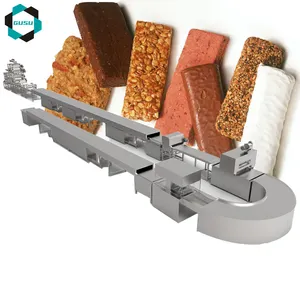 GUSU Factory Full automatic Protein Bar machine chocolates bar energy bar making machine and cutting machine