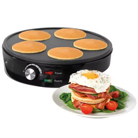 Aifa elektrische Crepe-Maschine 1.000 W Backwaren Crepe Pfannkuchenmaschine antihaft-Pizza-Pfanne 12 Zoll Crepe-Maschine elektrisch