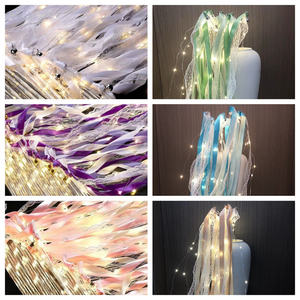 Tongkat Pesta Pernikahan Terlaris, Pita Lonceng LED, Tongkat Peri Sutra Menyala untuk Resepsi Pernikahan, Pesta, Konser, Ulang Tahun - Product Image 6