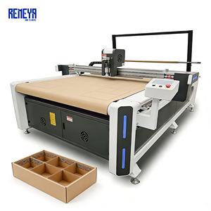 Machine de découpe de papier haute vitesse REMEYA, découpeuse vibrante CNC, outil V pour carton ondulé, formes personnalisées, capacité 100 m/min - Product Image 1