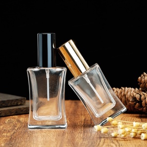 ขวดน้ำหอมเปล่าแบบแบนทรงสี่เหลี่ยม บรรจุภัณฑ์เปล่า ขวดสเปรย์แบบขวดเกลียว 50 มล. พร้อมส่ง - Product Image 2