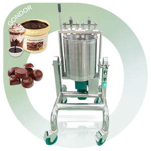 Mini Tanque de Fusión de Grasa de Pequeña Capacidad de 2kg, 10kg, 40kg, 50kg, Melangeador de Piedra para Procesamiento de Cacao, Máquina Moledora de Chocolate - Product Image 1