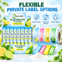 Mélange d'électrolytes instantané sans sucre OEM pour boisson sportive, suppléments nutritionnels directs, poudre de boisson électrolytique