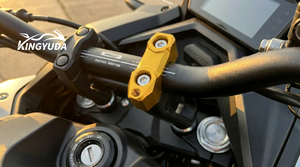 Cache de fixation de guidon CNC en aluminium aérospatial personnalisé, léger et durable, pour Yamaha Tenere <span class=keywords><strong>ADV</strong></span> - Product Image 3