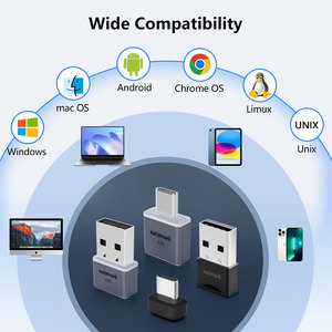 Vente en gros : Mini-agitateur de <span class=keywords><strong>souris</strong></span> USB-A USB-C portable, Plug and Play, sans pilote, sécurisé pour l'IT, pour le télétravail, empêche le mise en veille - Product Image 4