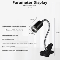 Lampe chauffante UVB à spectre complet pour reptiles, lumière de bain de soleil pour tortues, terrarium, supplément de calcium, lumière solaire
