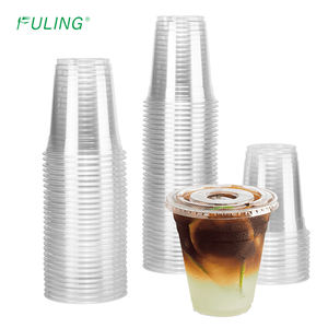 फुलिंग 8 ऑउंस 9 ऑउंस 10 ऑउंस 12 ऑउंस 16 ऑउंस 24 ऑउंस 32 ऑउंस डिस्पोजेबल प्लास्टिक पीईटी कप गुंबद फ्लैट ढक्कन के साथ आपूर्तिकर्ता थोक फैक्टरी कस्टम - Product Image 1