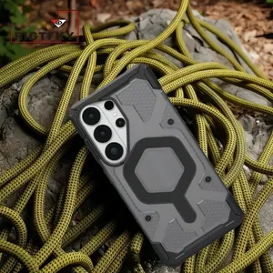 <span class=keywords><strong>Funda</strong></span> Protectora de Lujo para Teléfono S26 <span class=keywords><strong>Ultra</strong></span>, Resistente a Impactos, de Acrílico, con Patrón Hexagonal, Magnética y Robusta - Product Image 4