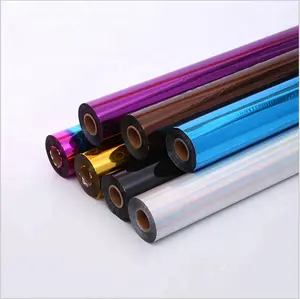 metallic foil hot stamping transfer printing foil for textile leather