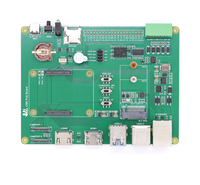 Placa Base Original Raspberry Pi CM5 con Función PoE, Placa de Expansión Integrada con Puerto RS485/RS232/Gigabit Ethernet
