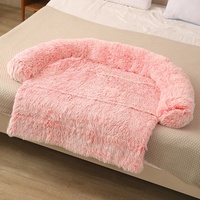 Coussin-lit pour chien et chat en peluche longue, directement de l'usine - Meilleure vente, lavable, antidérapant, pour toutes les saisons, protecteur et mignon