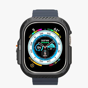 Coque de protection en TPU pour IWatch Series 40/41 44/45mm Bracelet de montre en silicone <span class=keywords><strong>souple</strong></span> pour Apple Watch 49mm Ultra 2 Accessoires - Product Image 2