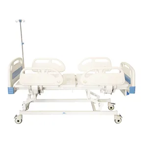 MN-MB012医院家庭护理防抱死制动系统侧轨4曲柄5功能手动护理床